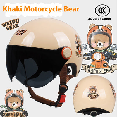 Casco Eléctrico con Protección Solar y Diseño Infantil Resistente al Viento - Image 5