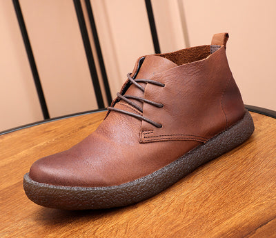 Botas Martin de Cuero Vintage Desgastado con Suela de Goma - Image 19