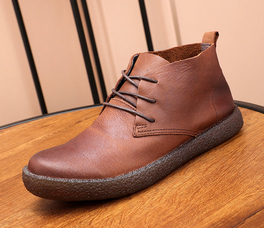 Botas Martin de Cuero Vintage Desgastado con Suela de Goma - Image 19