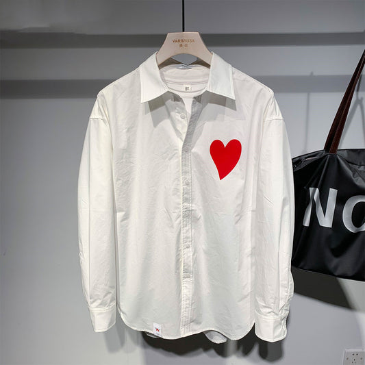 Camisa Casual Holgada para Hombre - Perfecta para Otoño e Invierno