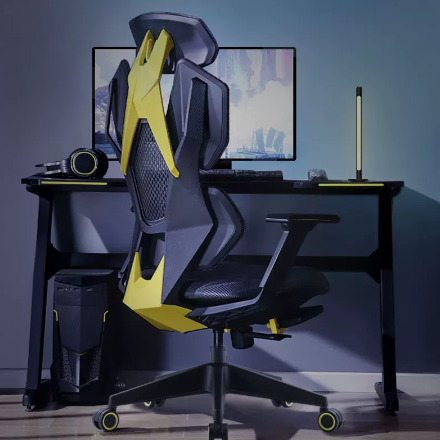 Silla Gamer Ergonómica con Reposapiés para Computadora