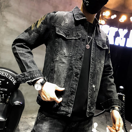 Chaqueta de Mezclilla Eagle Hot Drill para Hombre