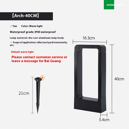 Lámpara LED Impermeable para Jardín y Patio - Image 9