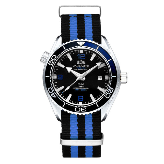 Reloj Mecánico Automático con Esfera Luminosa y Correa Canvas para Hombre - Image 7