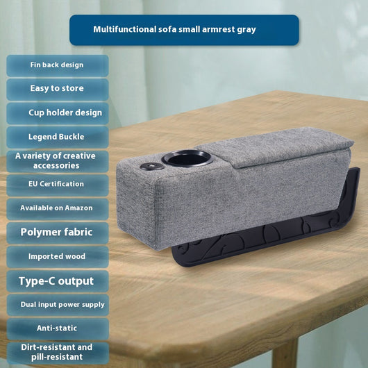 Cargador Inalámbrico para Reposabrazos de Sofá con Soporte Móvil - Image 4