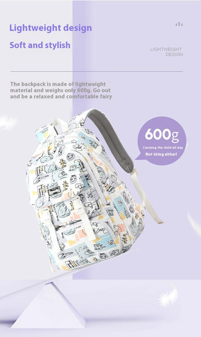 Mochila Escolar Impresa de Gran Capacidad para Estudiantes de Secundaria - Image 26