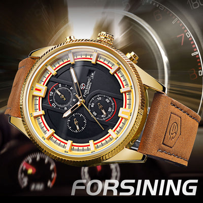 Reloj Automático Deportivo para Hombre con Correa de Cuero - Image 29