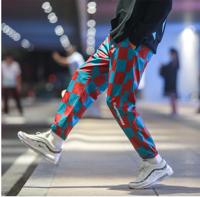 Pantalones Overol Hombre Lattice Nuthink - Estilo Harajuku Suelto con Múltiples Bolsillos - Image 5