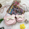 Mochila Infantil Estilo Soft Girl con Moño - Bolsa PU Compacta para Niñas