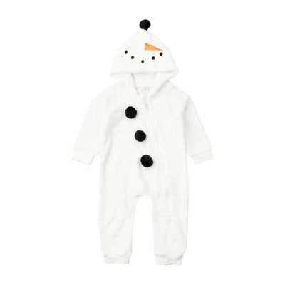 Pijama Enterizo Muñeco de Nieve con Capucha - Image 2