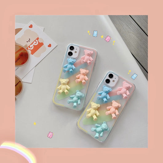 Funda para iPhone Diseño Osito Macaron - Protección y Estilo - Image 6