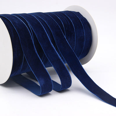 Cinta de Terciopelo de Color Liso para Manualidades y Decoración - Image 16