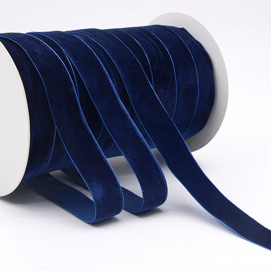 Cinta de Terciopelo de Color Liso para Manualidades y Decoración - Image 16