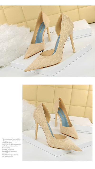 Zapatos Stiletto Elegantes con Punta Fina y Abertura Lateral - Image 15