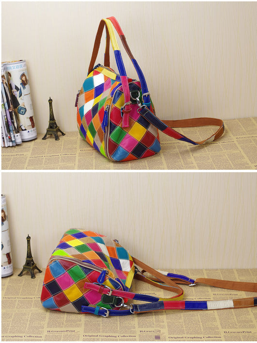Bolso de Hombro en Cuero con Costura Artesanal - Image 7