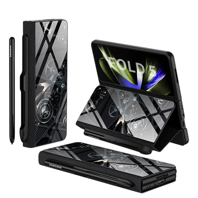 Funda de Cristal Protectora para Galaxy Z Fold5 - Diseño Flip Creativo - Image 23
