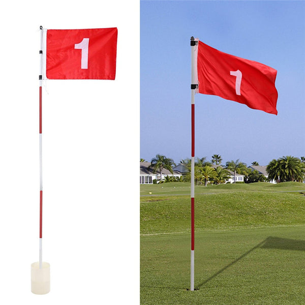 Asta Bandera de Golf Telescópica Tres Secciones
