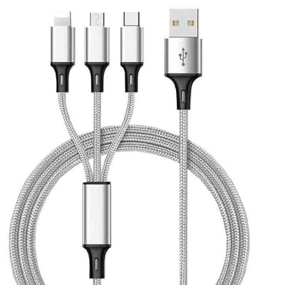 Cable de Datos Trenzado 3 en 1 Compatible - Image 8