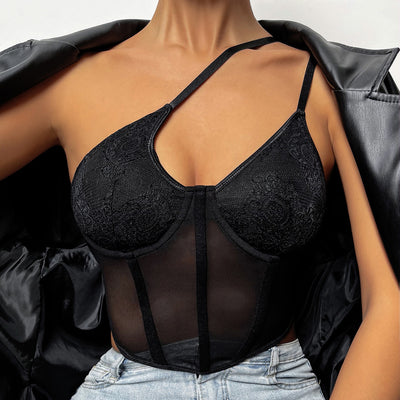Camisola de Encaje Elegante Estilo Europeo y Americano