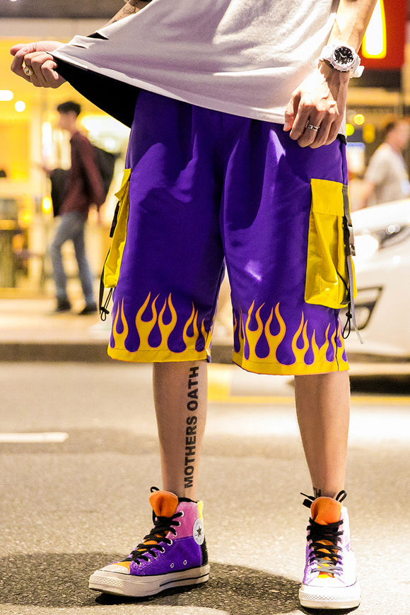 Pantalones Deportivos Personalizados con Diseño Flame