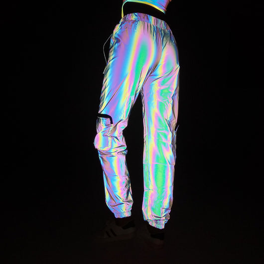 Overol Reflectante Colorido Talla Grande para Mujer - Image 14