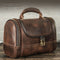 Bolsa Multiusos de Cuero Genuino Vintage - Portátil y Resistente