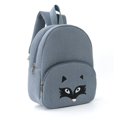 Mochila de Pana con Lindo Oso Bordado - Image 4