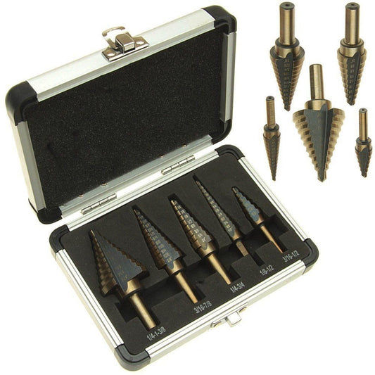 Set de 5 Brocas para Taladro de Banco con Caja de Aluminio - Image 2