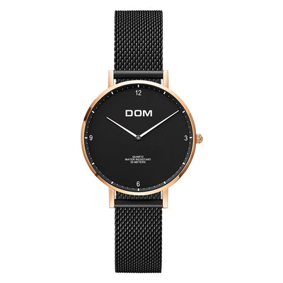 Reloj de Pareja Minimalista Acero Inoxidable Ultadelgado Resistente al Agua - Image 7