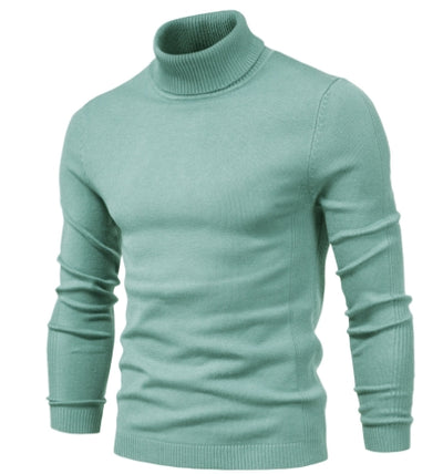 Suéter de Cuello Alto Liso - Image 11
