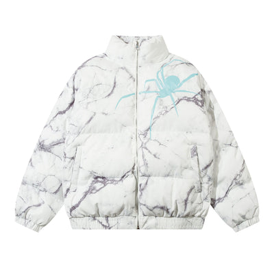 Chaqueta Suelta Estampada de Algodón Hip Hop para Pareja - Image 23