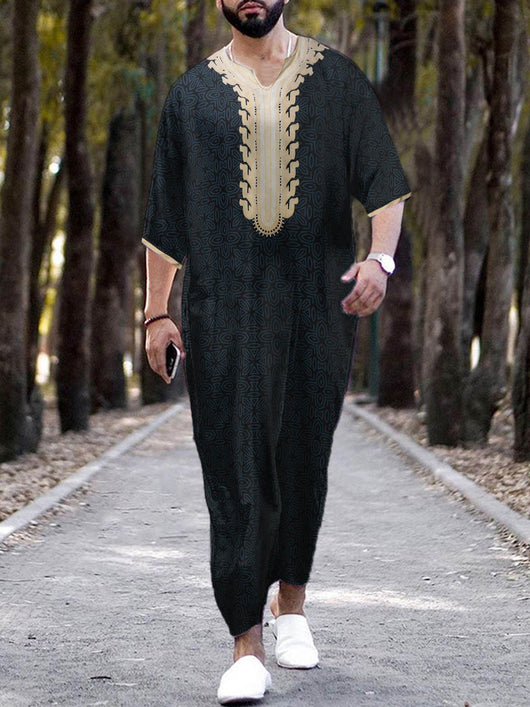 Mono Corto Estilo Étnico Árabe para Hombre - Image 14