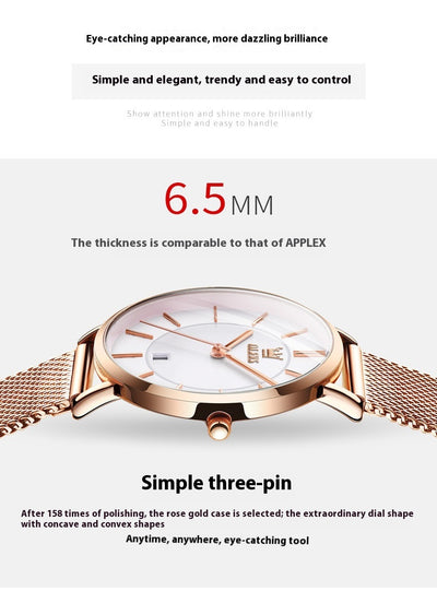 Reloj de Pareja Elegante Unisex con Movimiento de Cuarzo - Image 20