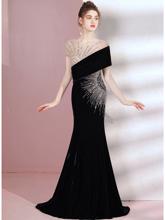 Vestido de Noche Elegante con Cola Sirena - Image 8