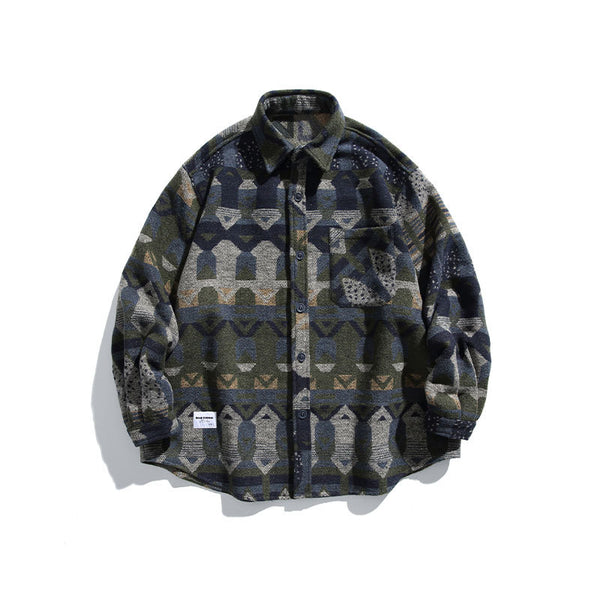 Chaqueta Vintage Estilo Étnico