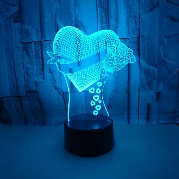 Lámpara Nocturna 3D Multicolor