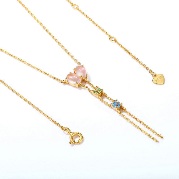 Collar de Peridoto y Topacio Brillante