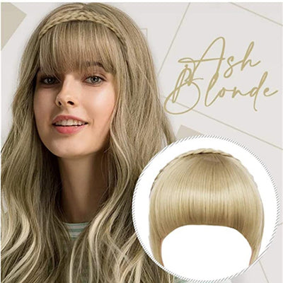 Diadema Twist con Trenzas Dobles y Flequillo de Fibra Sintética - Image 19