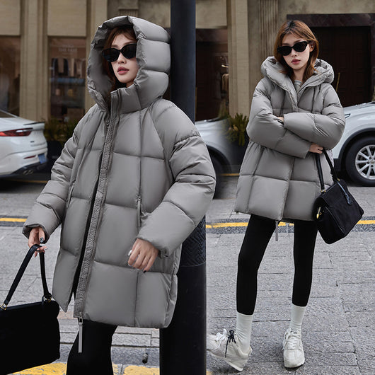 Chaqueta de Invierno Acolchada con Capucha para Mujer - Image 3