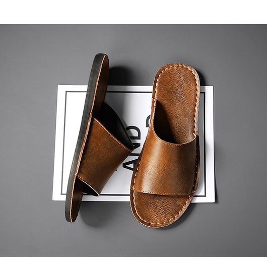 Sandalias de Cuero para Hombre Primavera Verano - Comodidad Outdoor - Image 8