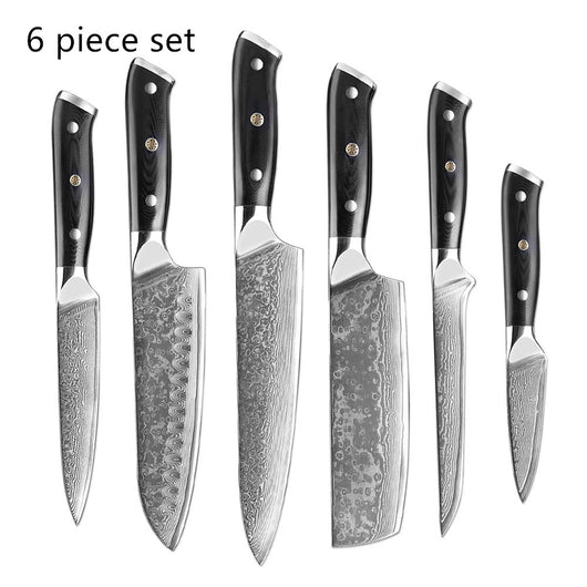 Cuchillo Chef Damasco Acero Inoxidable Estilo Occidental - Image 8