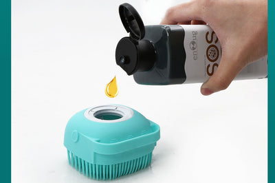 Cepillo de masaje y baño en silicona para mascotas - Image 2