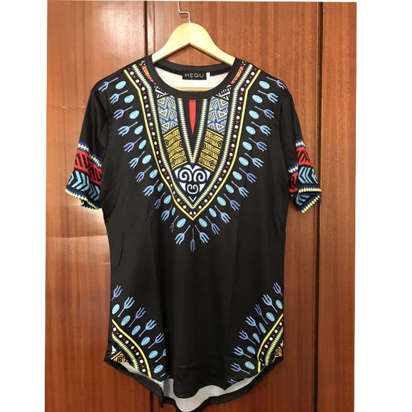 Camisa de Manga Corta con Estampado para Hombre