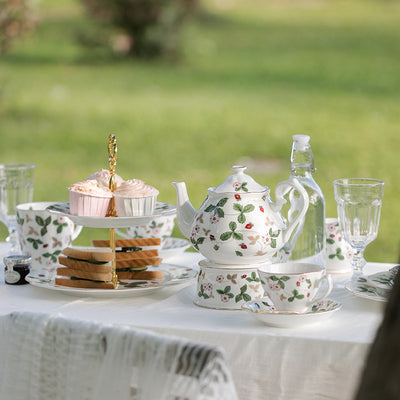 Juego de Té de la Tarde Estilo Europeo Lujo Exquisito - Image 9