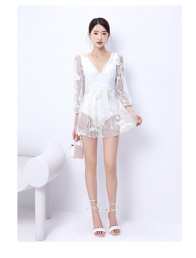 Traje de Baño Mujer Triangular Ahuecado con Espalda Descubierta - Image 13