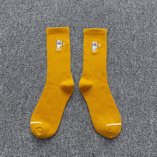 Calcetines de Algodón Estampados Astronauta - Deportivos Versátiles - Image 11