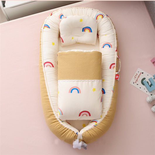 Cuna Portátil Plegable con Malla Transpirable, Desmontable y Lavable - Image 15