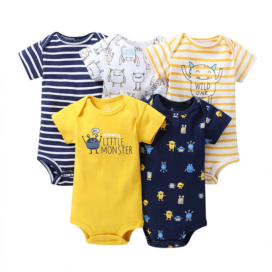 Jumpsuit Triangular de Manga Corta