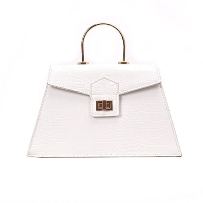 Bolso Mensajero Ancho con Patrón de Piedra - Image 8