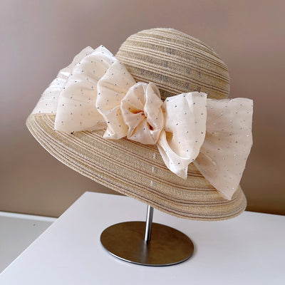 Sombrero de Paja Ligero con Protección Solar Transpirable para Mujer - Image 5
